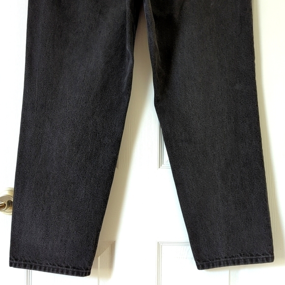 L.L. Bean 90's Vintage Original Fit Traditional High Rise Denim Jeans Black 16 - Picture 6 of 15